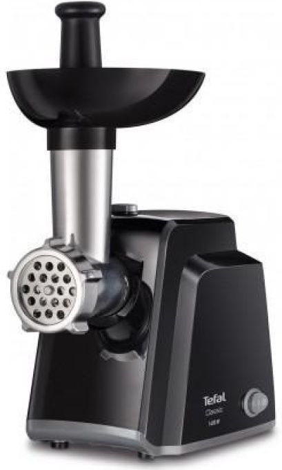 Tefal NE105838 mincer 1400 W Black, Stainless steel