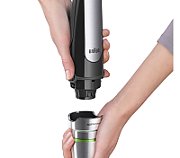 Braun MQ 7087X 1.2 L Immersion blender 1000 W Black, Stainless steel