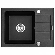 Maidsinks 62X44 1B 1D Volcano granite sink with 1-bowl drainer