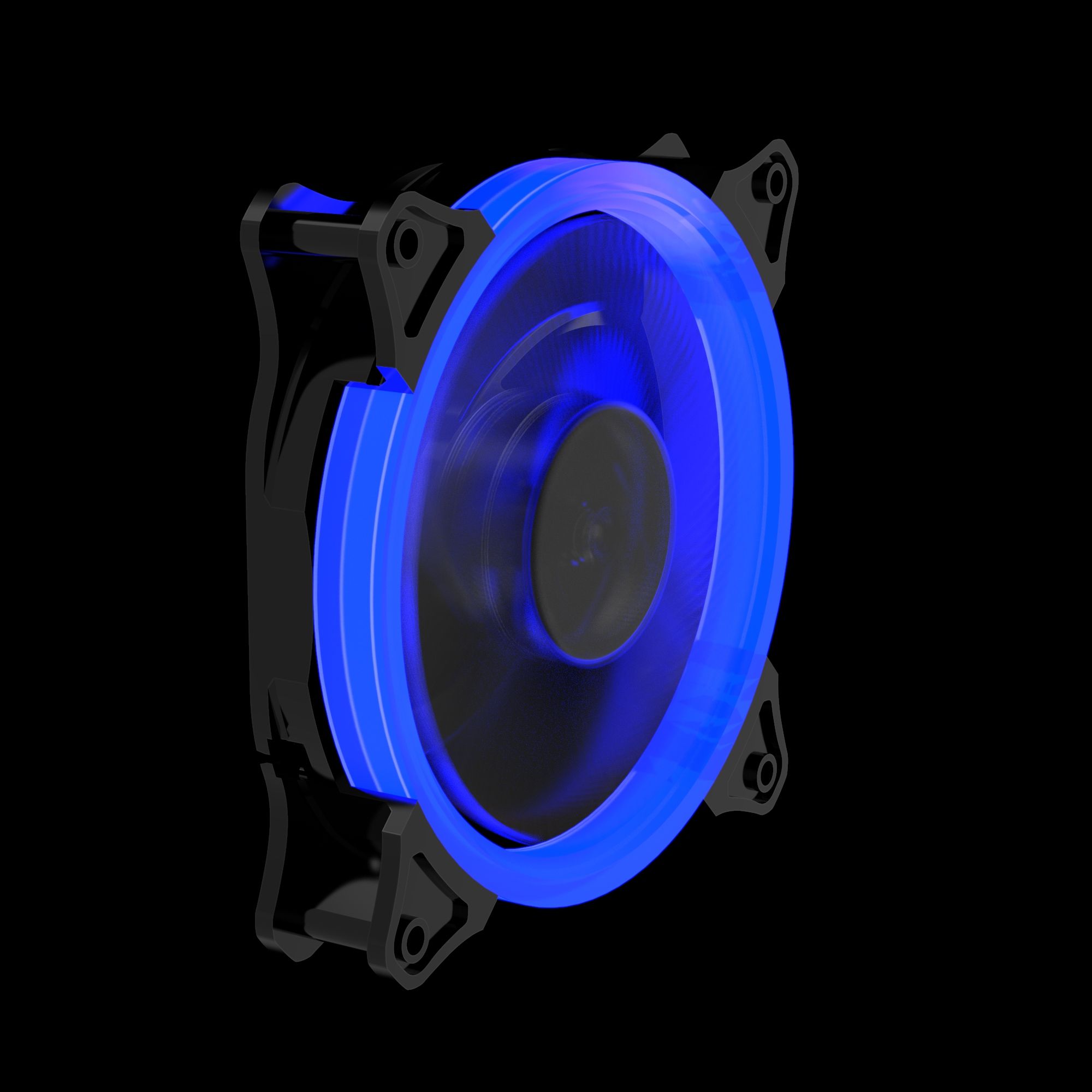 Gembird FAN-HURACAN-200B PC case fan with 16 LEDs, blue, 120 x 120 x 25 mm, 5 V_2