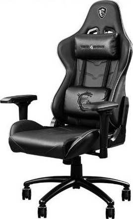 MSI MAG CH120 Gaming Chair 'Black and Red, Steel frame, Recline-able backrest, Adjustable 4D Armrests, breathable foam, 4D Armrests, Ergonomic headrest pillow, Lumbar support cushion'_5