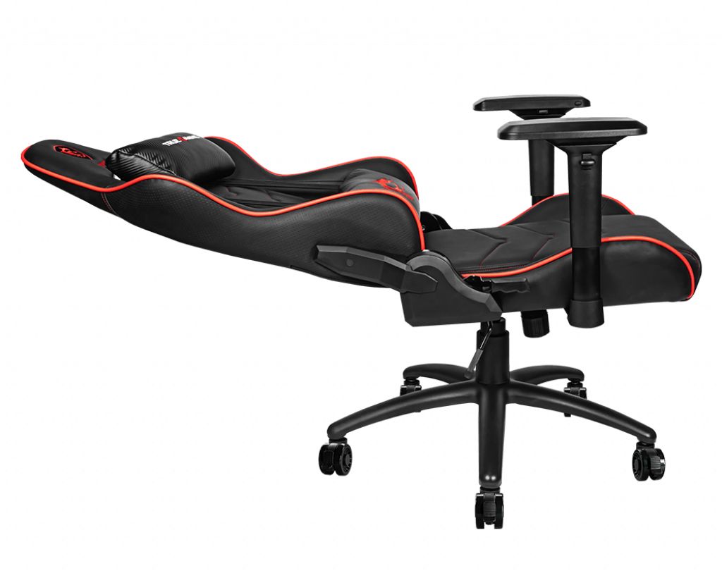 MSI MAG CH120X Gaming Chair 'Black, Steel frame, Reclinable backrest, Adjustable 4D Armrests, breathable foam, 4D Armrests, Ergonomic headrest pillow, Lumbar support cushion'_3