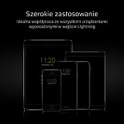 GREEN CELL Green Cell KABGC02 lightning cable 0.25 m Black