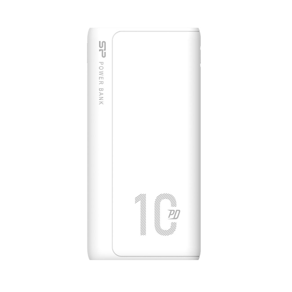 SILICON POWER QP15 Powerbank External battery 10000 mAh 2x USB QC 3.0 1x USB-C PD (SP10KMAPBKQP150W) White_1