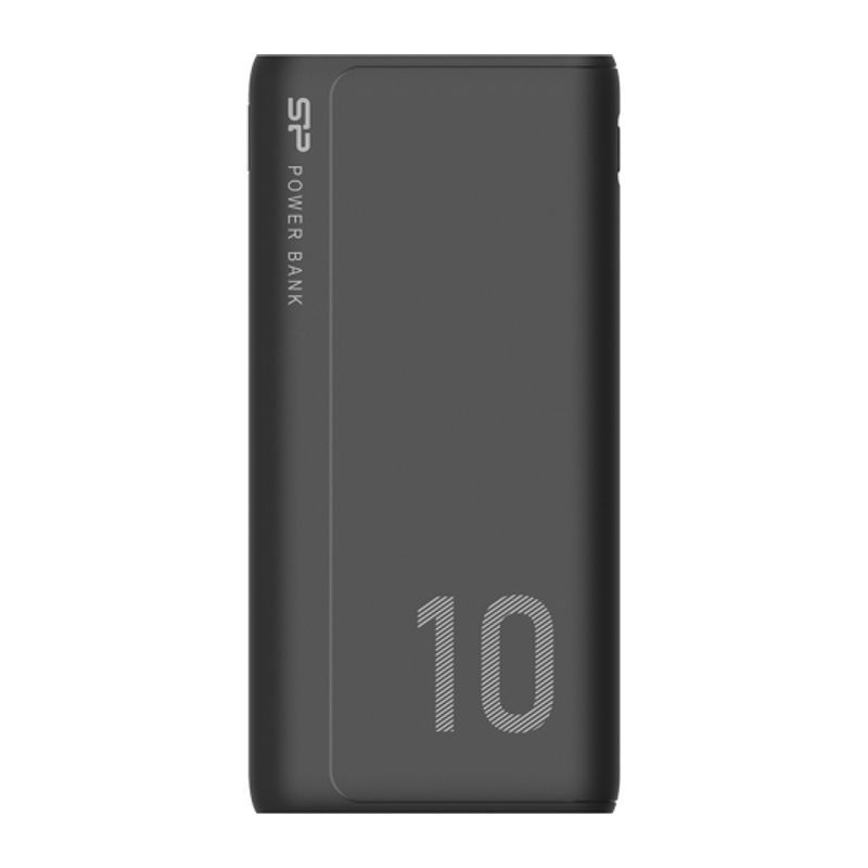 SILICON POWER QP15 Powerbank External battery 10000 mAh 2x USB QC 3.0 1x USB-C PD (SP10KMAPBKQP150K) Black