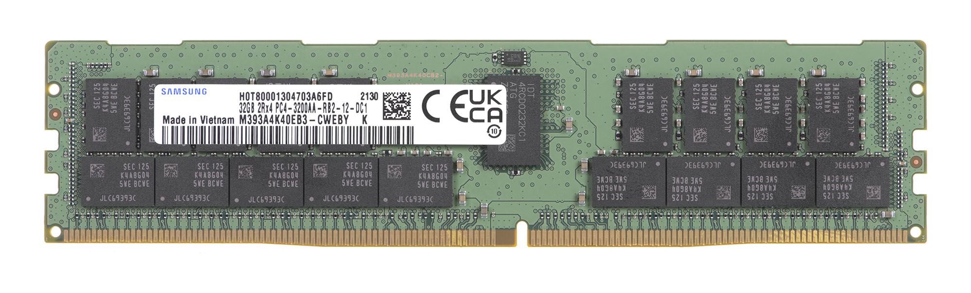 SAMSUNG 32GB DDR4 3200MHz RDIMM Dual Rank x4 Module_2