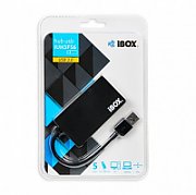 iBox IUH3F56 interface hub USB 3.0 (3.1 Gen 1) Type-A 5000 Mbit/s Black