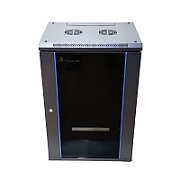 Extralink 19  18U 600x600 mm wall-mounting cabinet Black
