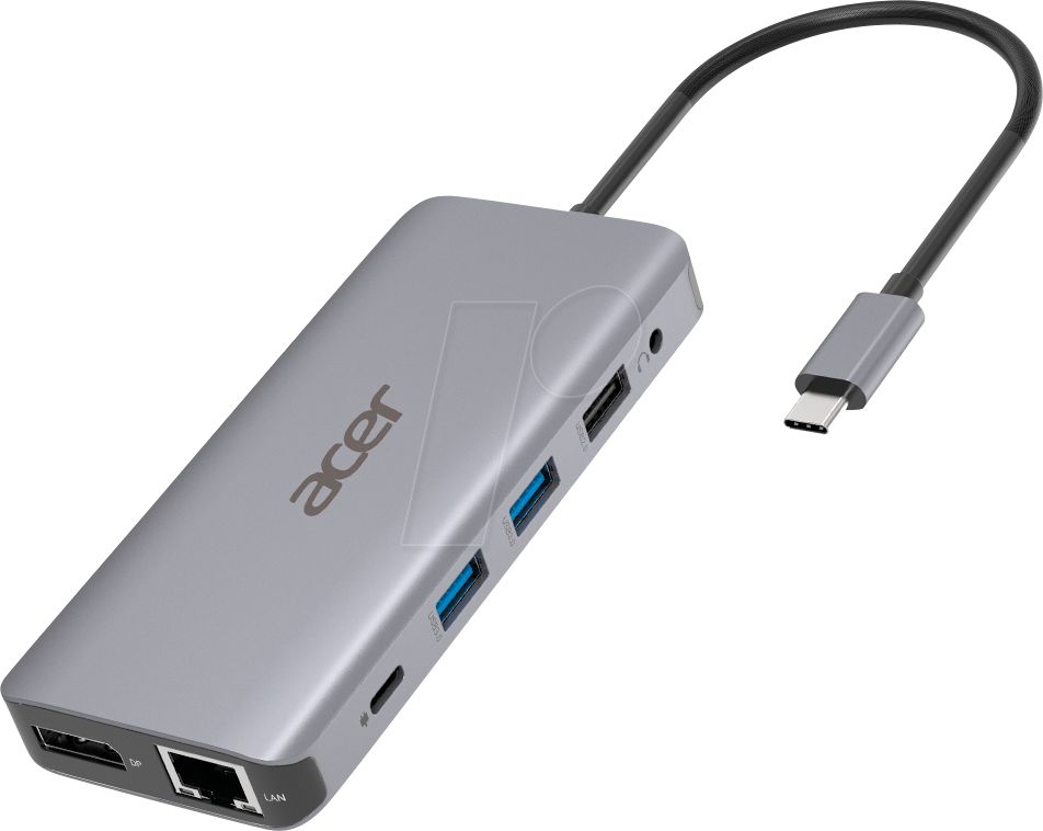 Acer 12in1 Type C dongle 2xUSB3.2/2xUSB2.0/1xSD/TF/1xDP
