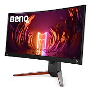 Monitor 34 inch LED BenQ EX3415R 3440 x 1440 pixeli, 144 Hz, 2 ms, Negru