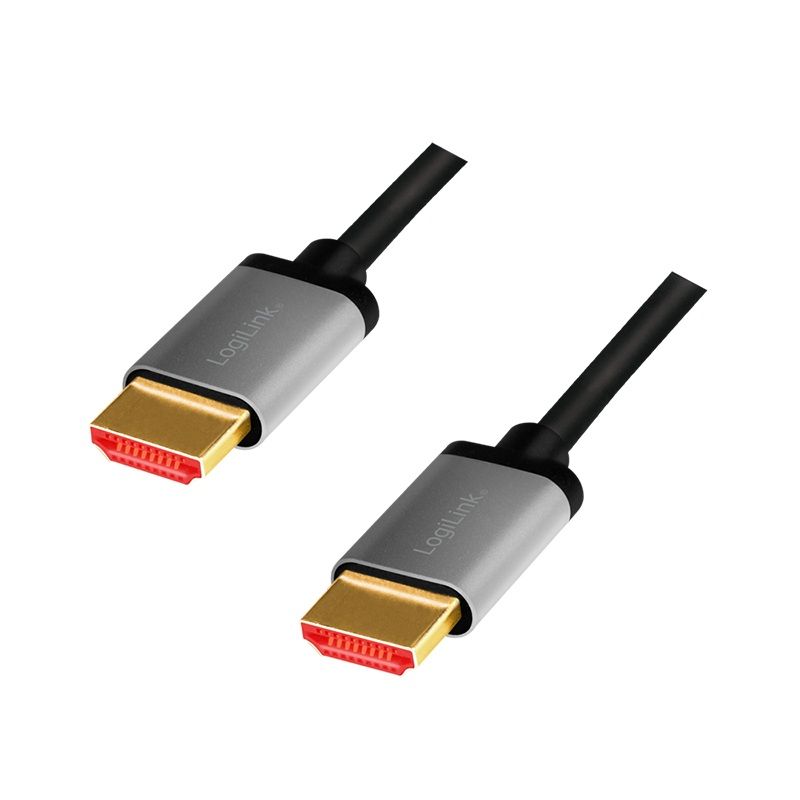 CABLU video LOGILINK, HDMI (T) la HDMI (T), 15m, premium, conectori auriti, rezolutie maxima 4K (3840 x 2160) la 60 Hz, negru,  CHB1115  (include TV 1.5 lei)