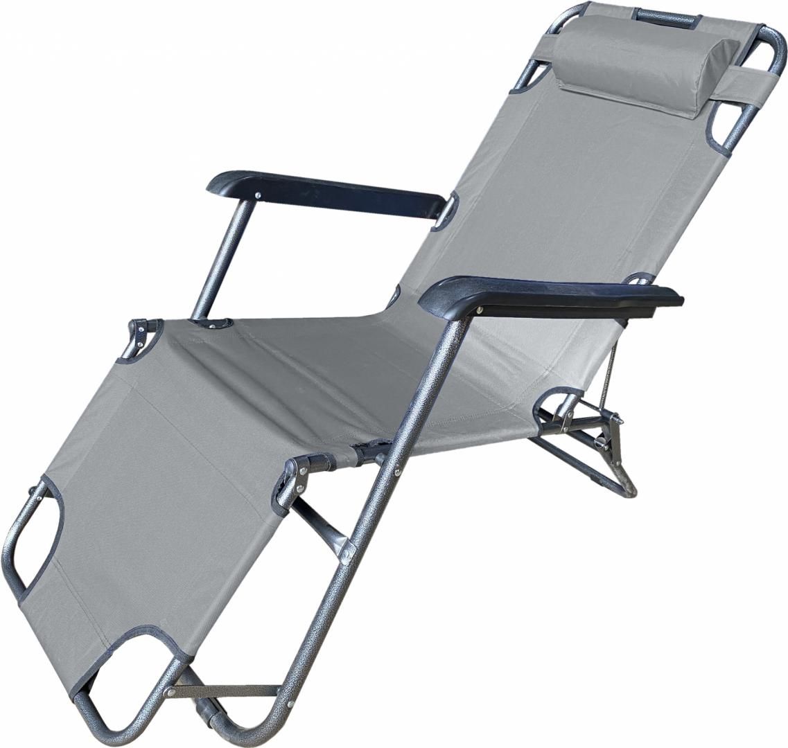 HR SEZLONG GRI 153X60X79CM