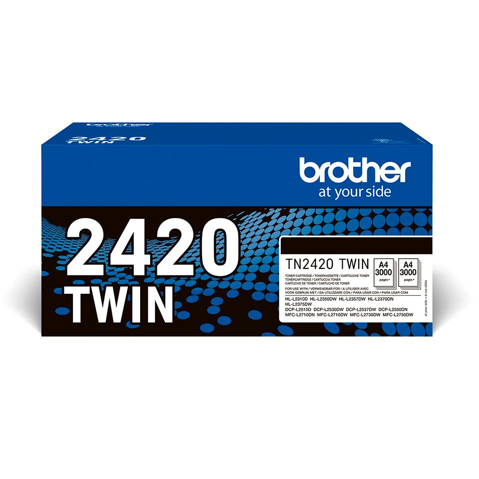 Cartus toner Brother TN2420TWIN ,Negru ,2 x 3000 pagini ,Original (TN2420TWIN) 