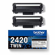 Cartus toner Brother TN2420TWIN ,Negru ,2 x 3000 pagini ,Original (TN2420TWIN) 