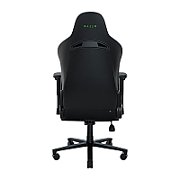 Razer Gaming Chair ENKI X  TECH SPECS RECOMMENDED WEIGHT < 136 kg (< 299 lbs) RECOMMENDED HEIGHT 156.5 cm - 194 cm CHAIR COVER COLOR Black and Green CHAIR COVER MATERIAL EPU Synthetic Leather BASE Steel base FRAME Steel frame ARMRESTS 2D CASTERS 60 mm PU coated casters GAS LIFT CLASS 4 FOAM TYPE