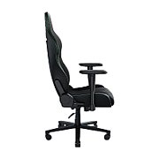 Razer Gaming Chair ENKI X  TECH SPECS RECOMMENDED WEIGHT < 136 kg (< 299 lbs) RECOMMENDED HEIGHT 156.5 cm - 194 cm CHAIR COVER COLOR Black and Green CHAIR COVER MATERIAL EPU Synthetic Leather BASE Steel base FRAME Steel frame ARMRESTS 2D CASTERS 60 mm PU coated casters GAS LIFT CLASS 4 FOAM TYPE