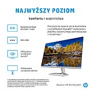 HP HP M27fq 68.6 cm (27 ) 2560 x 1440 pixels Quad HD LED Silver