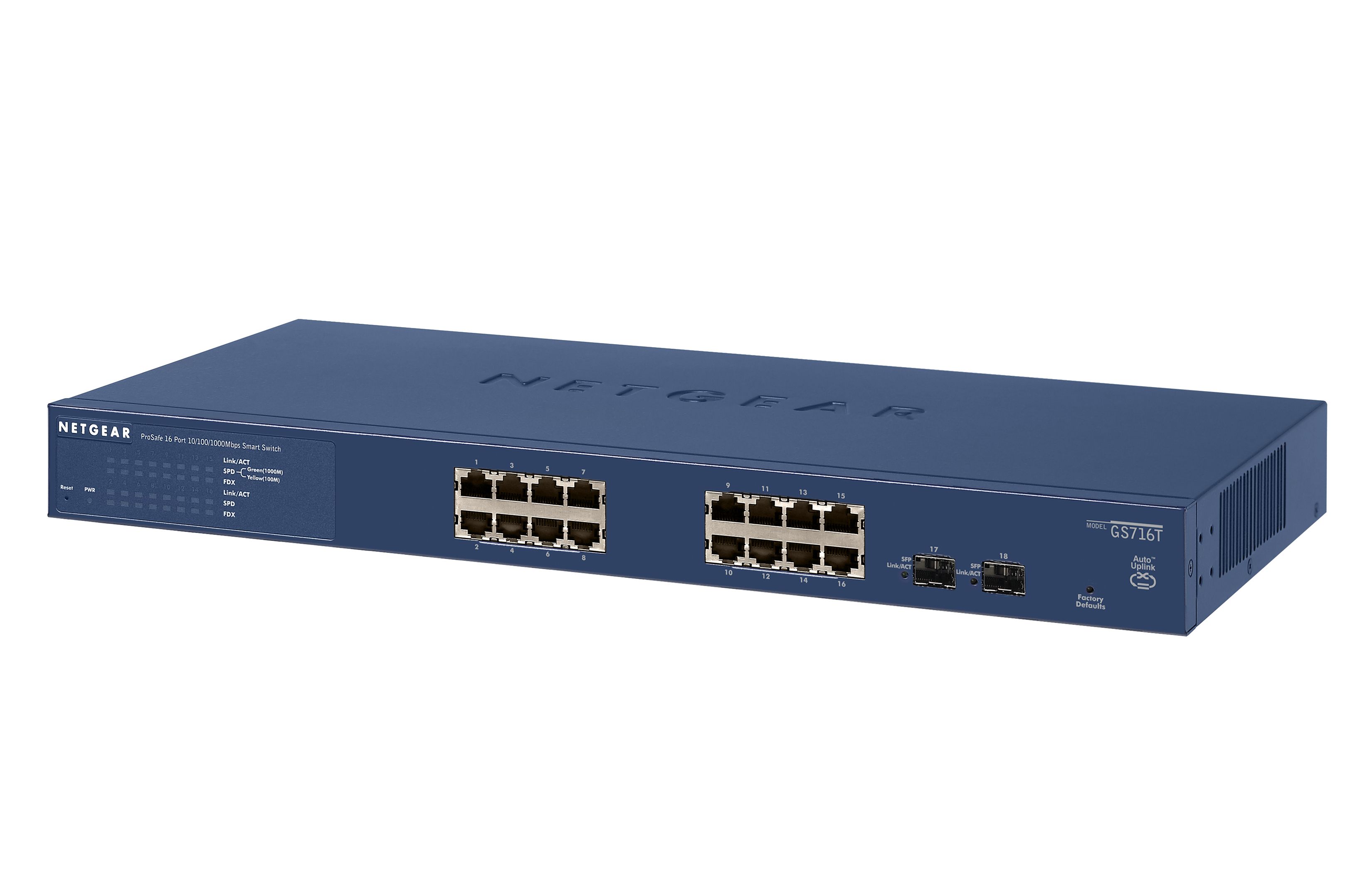 NETGEAR GS716T-300EUS Netgear ProSafe Smart 16-Port GbE Switch, 2xSFP (GS716T v3)_5