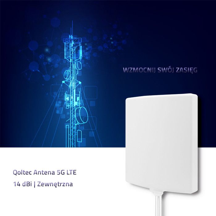 Qoltec 57022 5G Antenna | 14 dBi | Outdoor_2