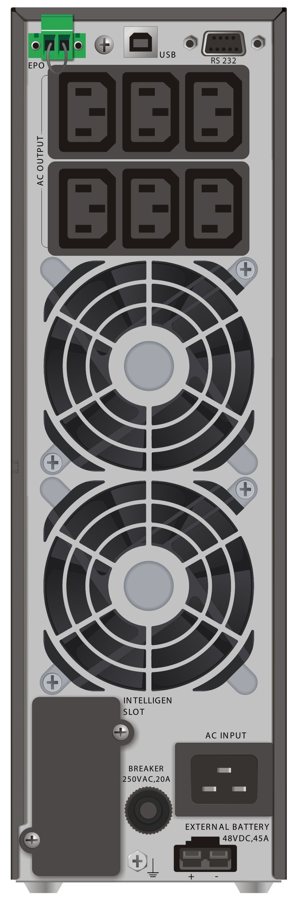 PowerWalker VFI 2000 TGS Double-conversion (Online) 2 kVA 1800 W 6 AC outlet(s)