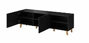 Cama RTV cabinet PAFOS 150x40x52 Black matt