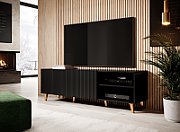 Cama RTV cabinet PAFOS 150x40x52 Black matt