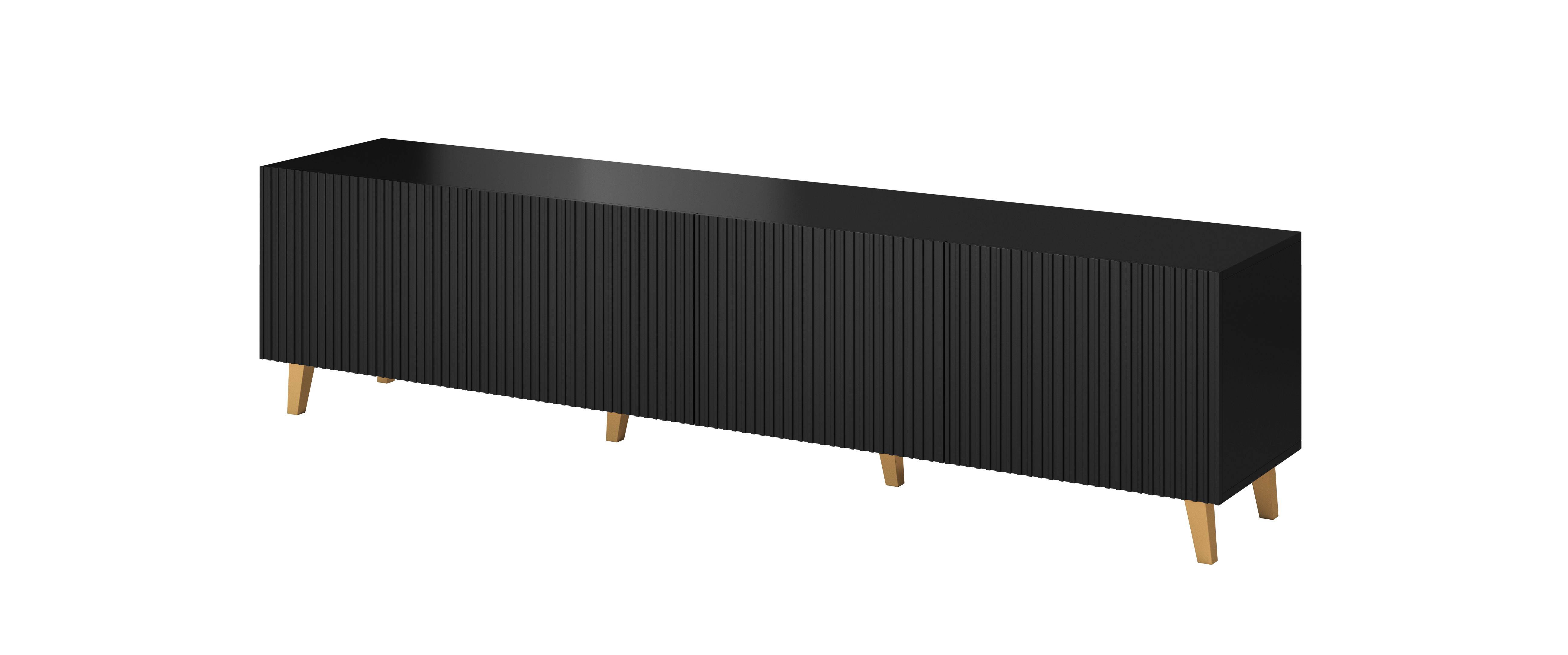 Cama RTV cabinet PAFOS 200x40x52 Black matt