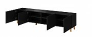 Cama RTV cabinet PAFOS 200x40x52 Black matt