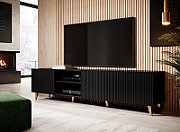 Cama RTV cabinet PAFOS 200x40x52 Black matt