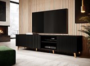 Cama RTV cabinet PAFOS 200x40x52 Black matt