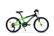 BICICLETA PEGAS MINI DRUMET 20'' NEGRU VERDE