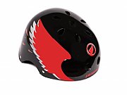 Casca Pegas Robita, material ABS, ventilatie 11 gauri, reglaj circumferinta cap, marime M (57-59), culoare Negru + Rosu, lucios