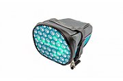 BORSETA SA PEGAS CU SEMNALZARE 30LED, CULOARE LED VERDE ROSU, BATERIE LITIU REINCARCABILA 650MAH, 180X120X110MM, GRI ALBASTRU
