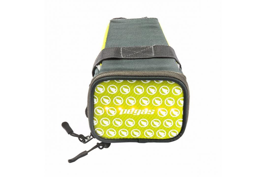 BORSETA SA PEGAS CU SEMNALZARE 30LED, CULOARE LED GALBEN ROSU, BATERIE LITIU REINCARCABILA 650MAH, 180X120X110MM, GRI GALBEN