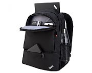Lenovo ThinkPad Essential Plus 15.6-inch Backpack (Eco), Eco-friendly: Made with recycled material, equivalent to over 8 plastic bottles, Dedicated, separate laptop compartment, Large storage area for documents and tech accessories, Front zip pocket keeps smaller accessories organized, Front