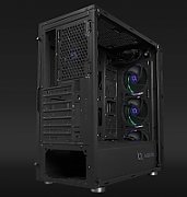 Carcasa Aqirys Antares Midi Tower Black  RGB