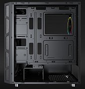 Carcasa Aqirys Antares Midi Tower Black  RGB