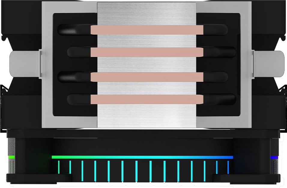CPU Cooler URANUS LS Black ARGB PWM  TECHNICAL DATA Socket Compatibility: Intel: LGA 20xx/ 115x/ 1200/ 1700; AMD: AM4 TDP: up to 200W Heatsink Installation: without Backplate Heatsink Dimensions: 155 x 125 x 81 mm (with fan) Heatsink Material: Aluminum Heat Pipes: 4x, Copper Fan Dimensions: 120 x_9