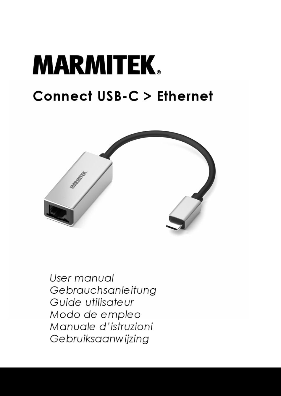 Adaptor-cablu USB-C la Ethernet (RJ45), 08373 Marmitek_1