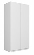 Topeshop SD-90 BIEL KPL bedroom wardrobe/closet 7 shelves 2 door(s) White