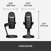 LOGITECH Blue Yeti USB Mic - MIDNIGHT BLUE