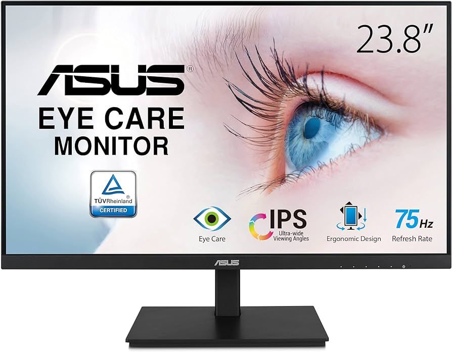Monitor 23.8 inch LED ASUS VA24DQSB 1920 x 1080 pixeli, 75 Hz, 5 ms, Negru