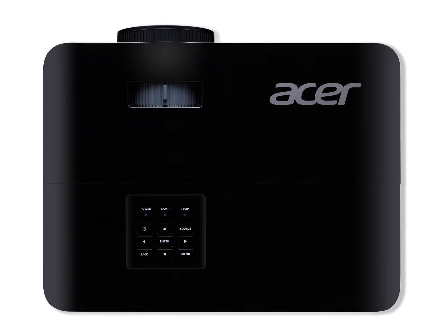 Proiector ACER X128HP/ BS-112P, DLP, XGA 1024*768, up to WUXGA 1920x1200, 4000 lumeni, 3D ready, 4:3 nativ, 16:9 compatibil, 20.000:1, lampa 6.000 ore/ 10.000 ore ExtremeEco, D-sub, HDMI, PC audio in/ out, composite RCA, USB type A, RS232, DC out 5V, greutate 2.8 kg, Acer ColorBoost3D, boxa 3W_6