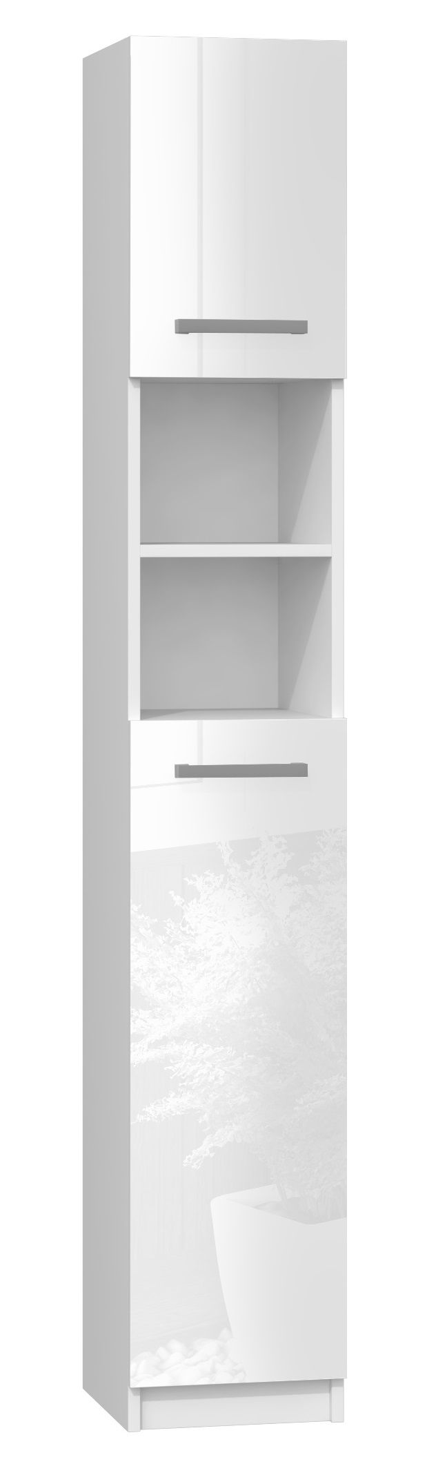 Topeshop MARBELA BIEL-POŁ bathroom storage cabinet White
