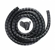 ASM IEC-EL249S Power Cable, R/A Schuko plug, HO5VV-F 3 X 1.00mm2 to C13 IEC LOCK, 1m black