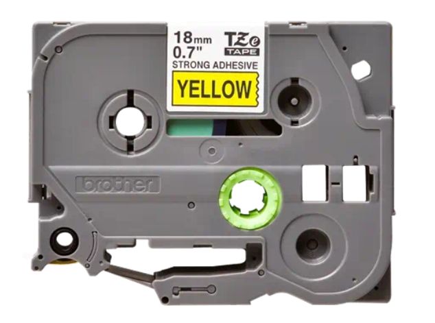 12MM BLACK ON FLUO YELLOW TAPE