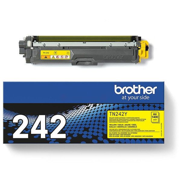 Cartus toner Brother TN242Y ,Galben ,1400 pagini ,Original (TN242Y) 