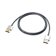 Cablu Lindy LY-41672, HDMI Cromo Slim with Ethernet, 2m, negru