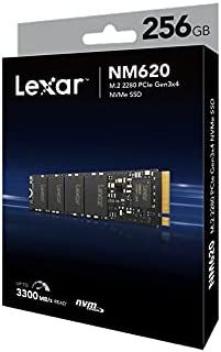 Lexar LEXAR NM620 256GB SSD, M.2 NVMe, PCIe Gen3x4, up to 3000 MB/s read and 1300 MB/s write