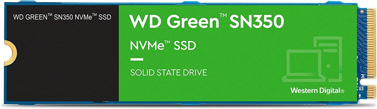 Western Digital WD Green SN350 NVMe SSD 480GB M.2 2280 PCIe Gen3 8Gb/s